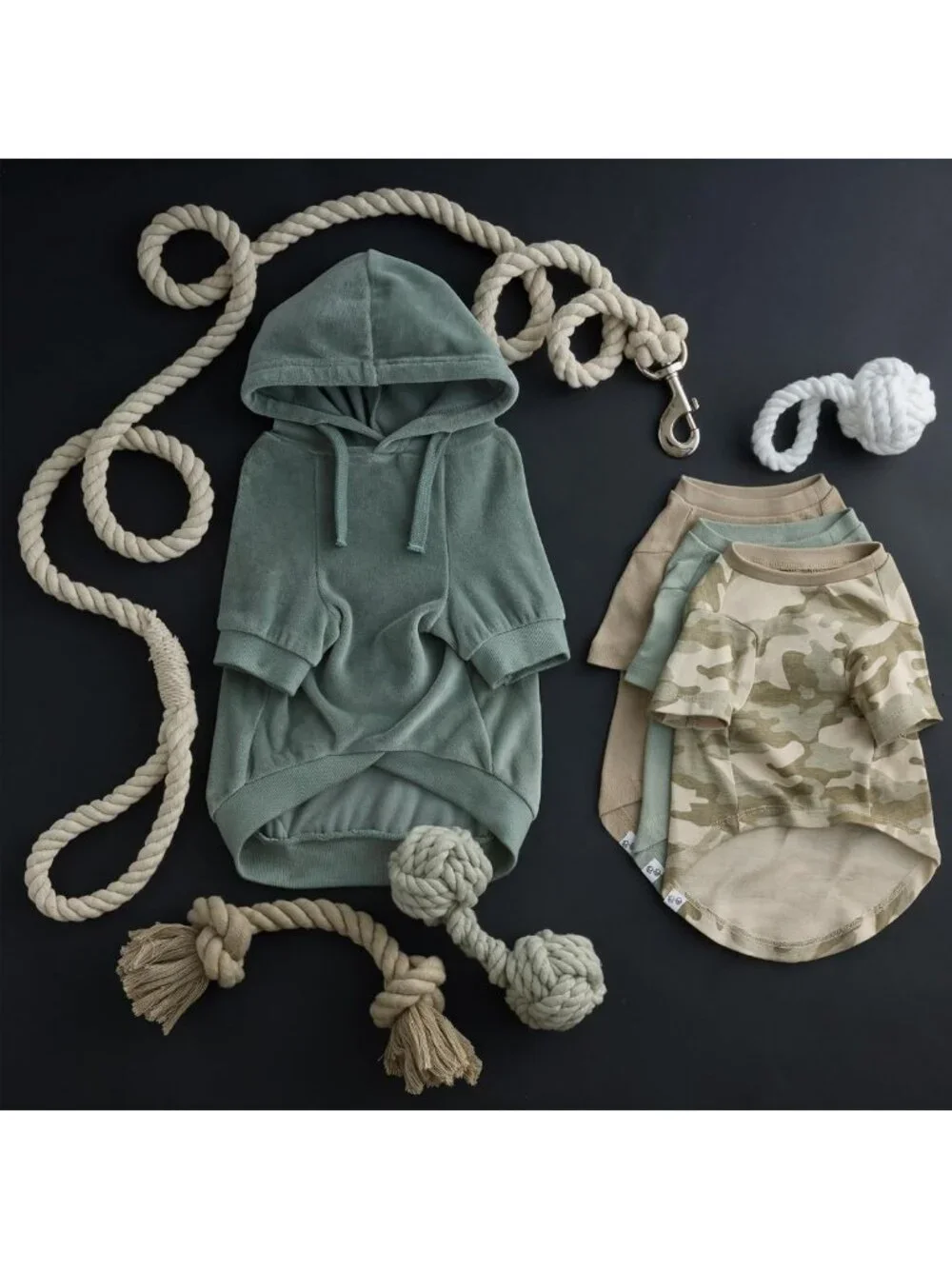 Cozy Sage X-Large Dog Hoodie - Stylish Pet Apparel for Cold Weather Comfort